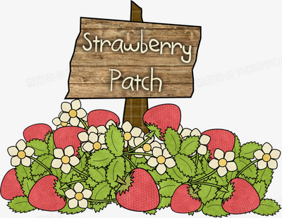 可爱草莓PPT,可爱草莓熊头像